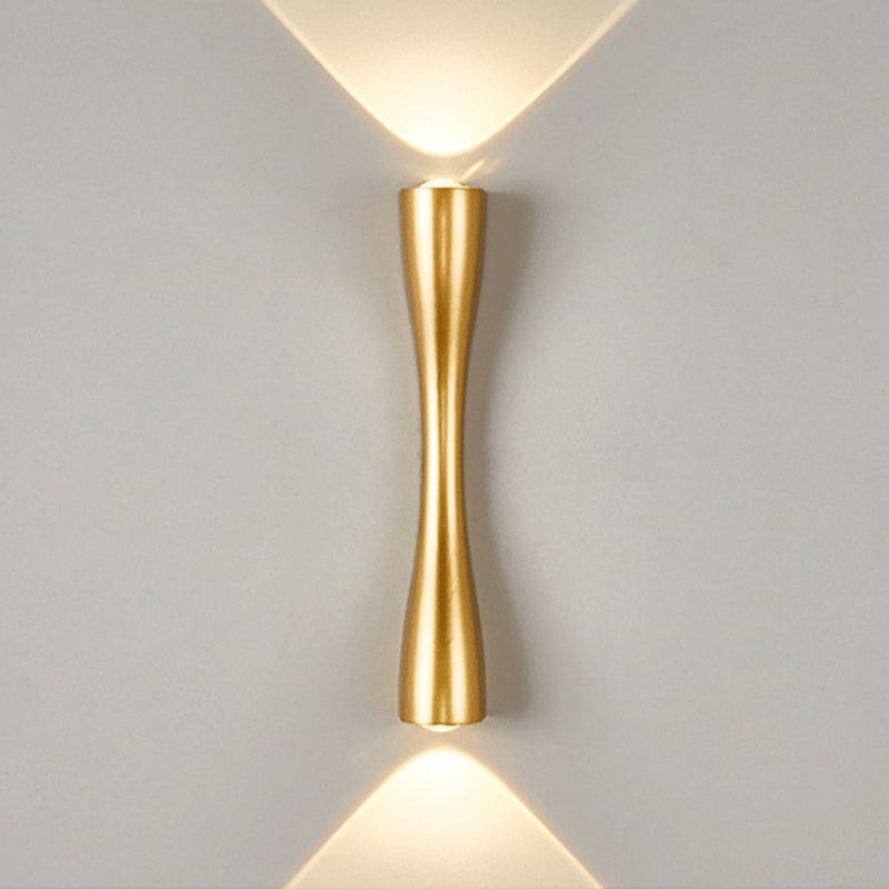 Mid-Century Tubes Wall Mount Light Fixture Metal 2 Lights Sconce