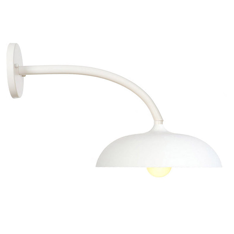 Nordic Simplicity Style Macaroon Wall Lamp 1-Light Metal Sconce Light for Bedroom Living Room