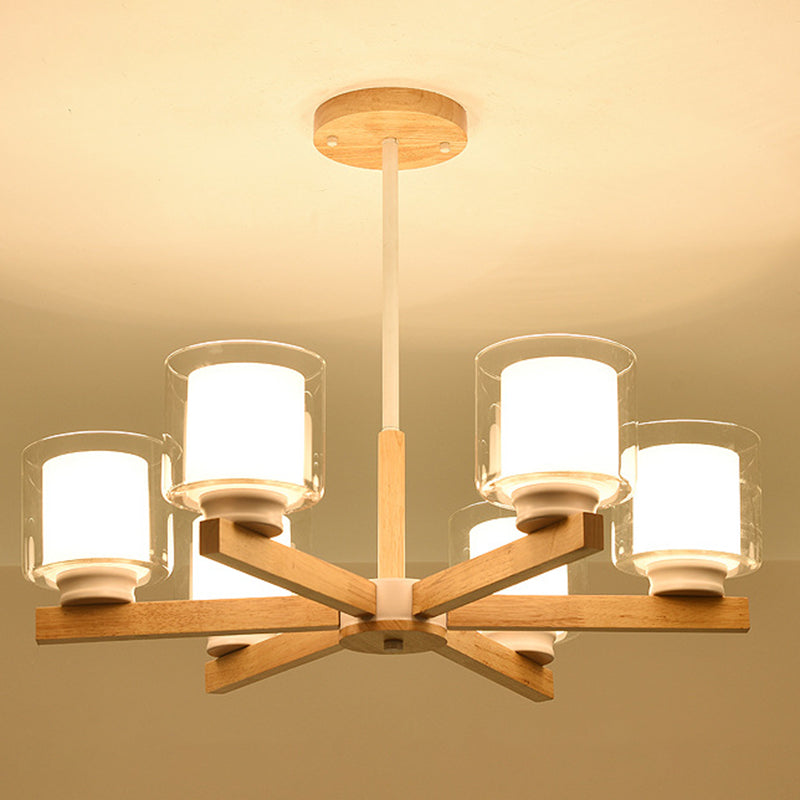 Lámpara de lámpara de cilindro de estilo nórdico Light Room Light Light.