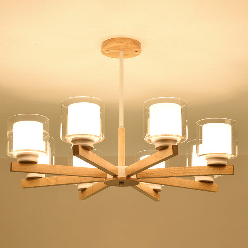 Lámpara de lámpara de cilindro de estilo nórdico Light Room Light Light.