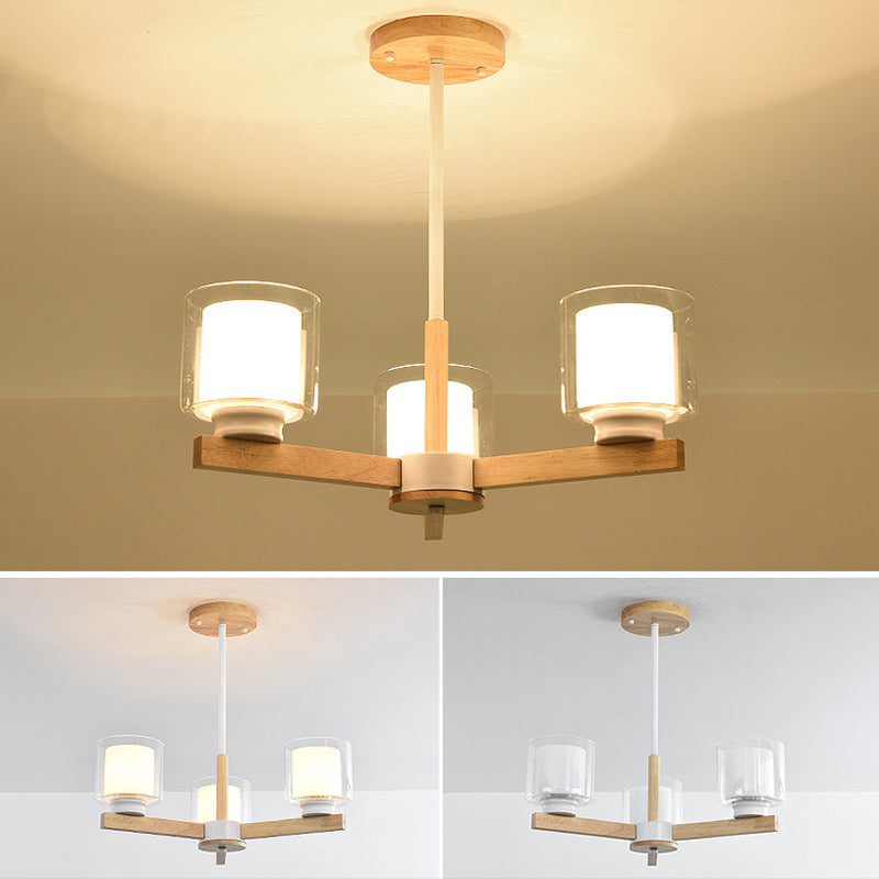 Lámpara de lámpara de cilindro de estilo nórdico Light Room Light Light.