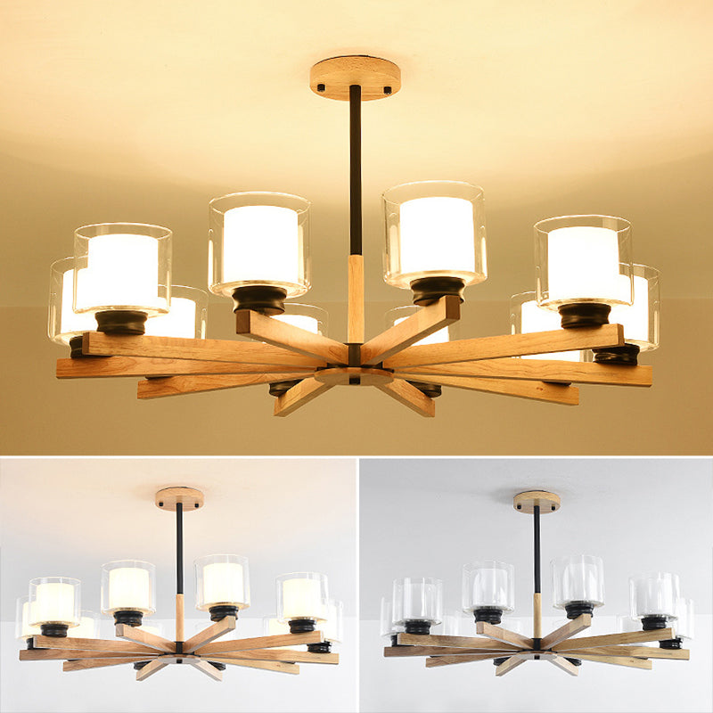 Lámpara de lámpara de cilindro de estilo nórdico Light Room Light Light.