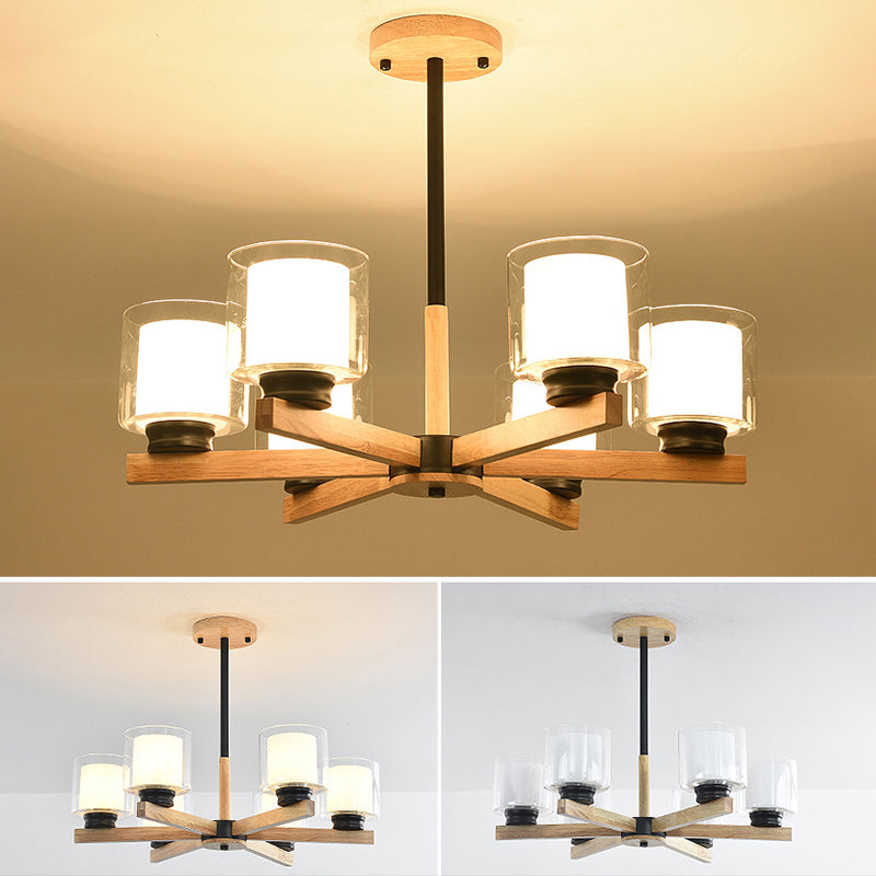 Lámpara de lámpara de cilindro de estilo nórdico Light Room Light Light.