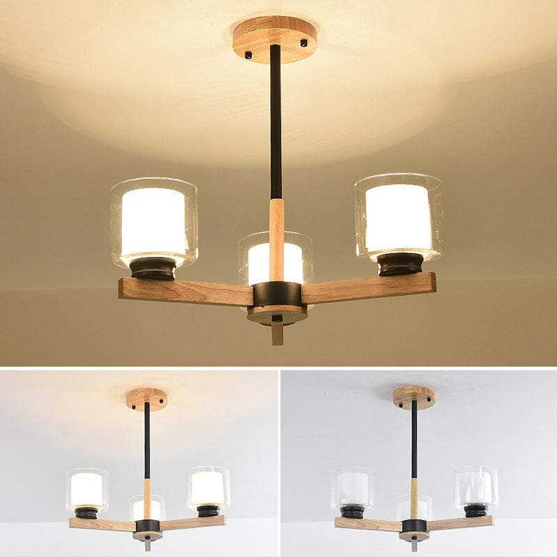 Lámpara de lámpara de cilindro de estilo nórdico Light Room Light Light.