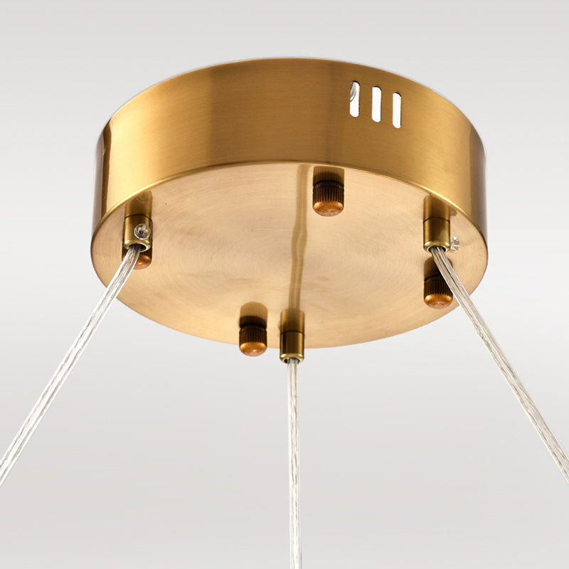 Ultra-modern Globe-Shaped Hanging Chandelier Glass Suspension Lighting with Hanging Cord for Living Room