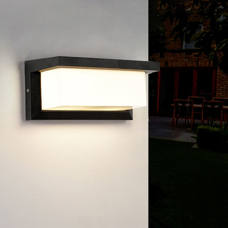 Modern Minimalist Style Wall Light Sconces Acrylic 1 Light Wall Lights for Outside Wall