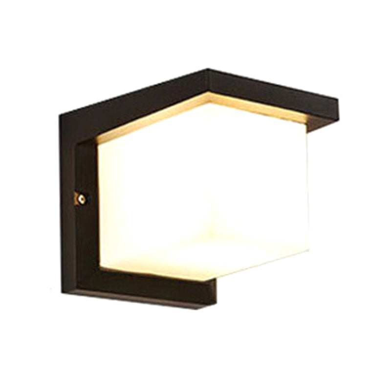 Modern Minimalist Style Wall Light Sconces Acrylic 1 Light Wall Lights for Outside Wall