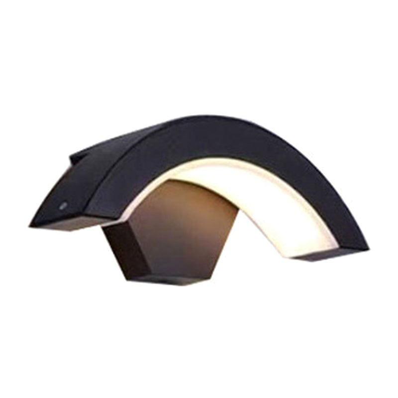 Modern Minimalist Style Wall Light Sconces Acrylic 1 Light Wall Lights for Outside Wall