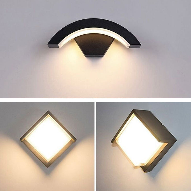 Modern Minimalist Style Wall Light Sconces Acrylic 1 Light Wall Lights for Outside Wall