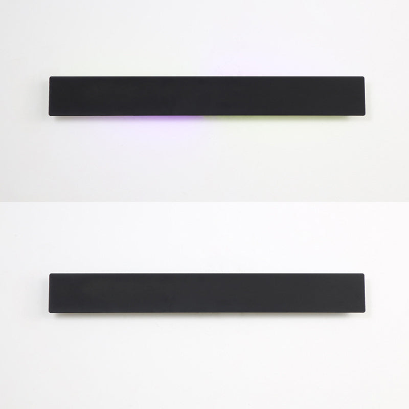 Modern Minimalist Style Rectangle Wall Lighting Fixtures Metal Wall Sconces for Living Room