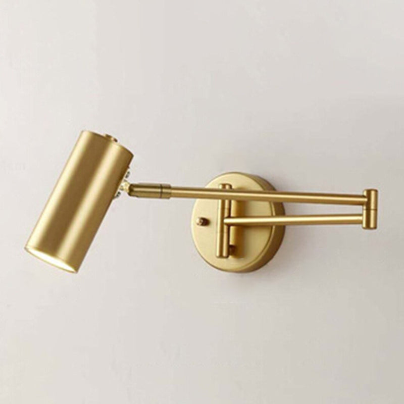 Modernas apliques del brazo oscilante de la pared de metal 1 lámpara de apliques de luz