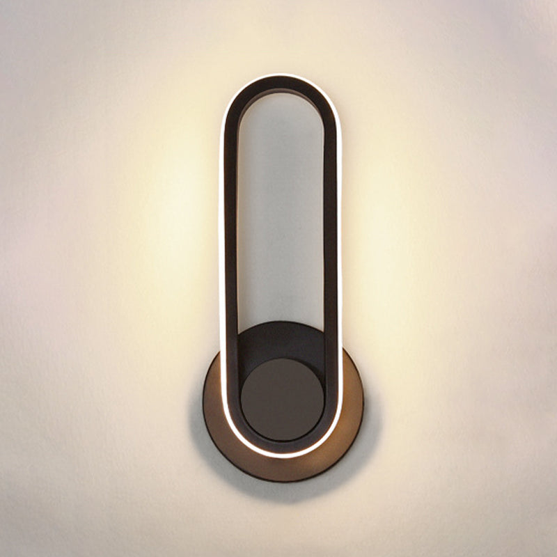 Moderna Minimalista Estilo Lineo Lucina de pared lineal Metal 1 luces de pared ligeras para sala de estar