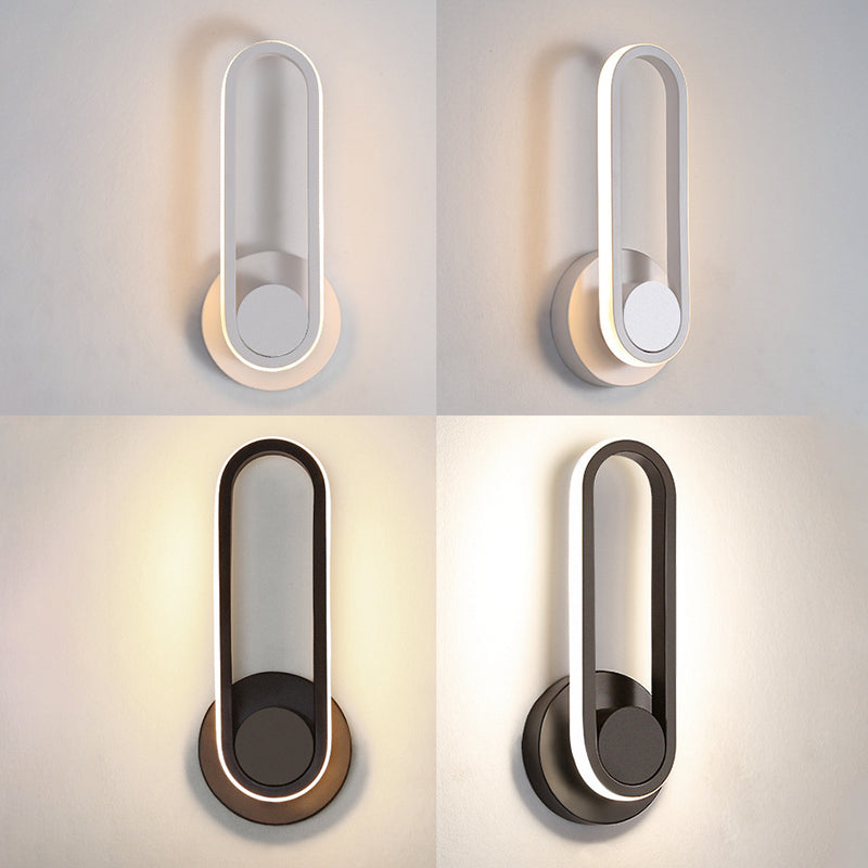 Moderna Minimalista Estilo Lineo Lucina de pared lineal Metal 1 luces de pared ligeras para sala de estar