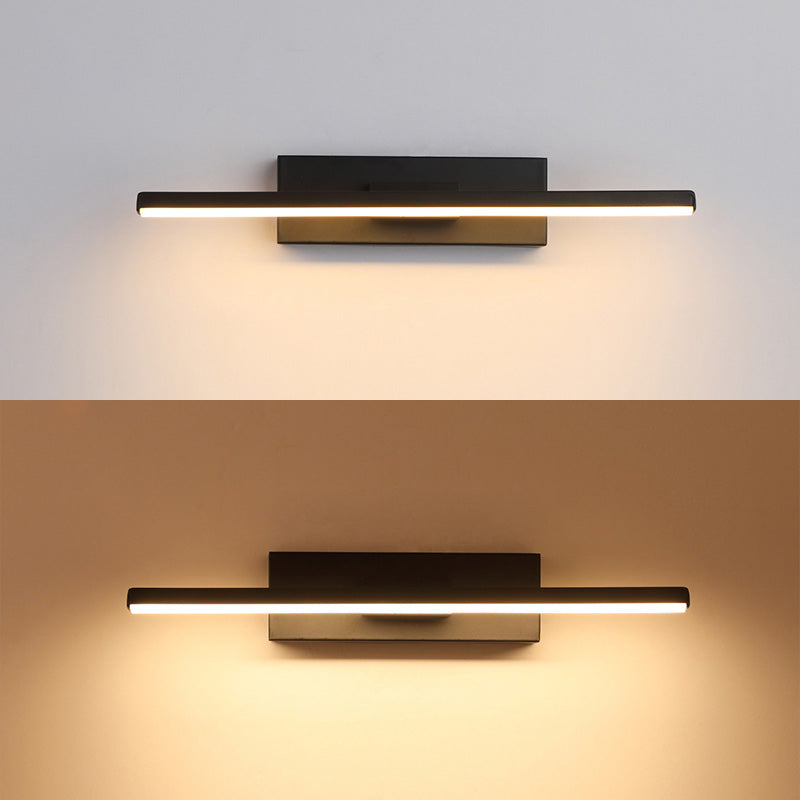 Modern Minimalist style Linear Wall Mount Light Fixture Metal Wall Sconces for Bedroom