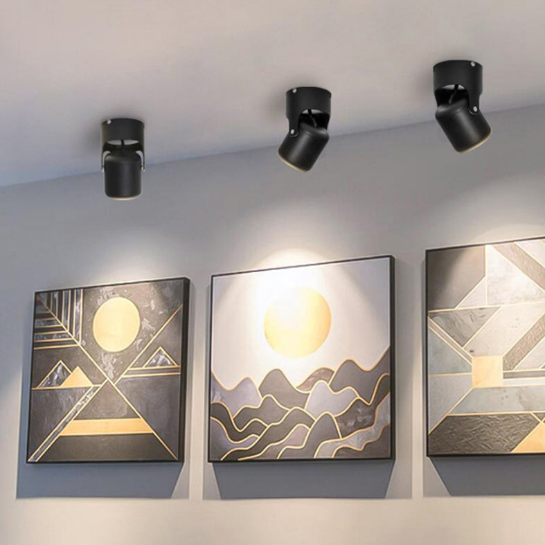 Zylindrische Galerie Spotlight Aluminium Nordic LED Downlight Flush Mount Beleuchtung