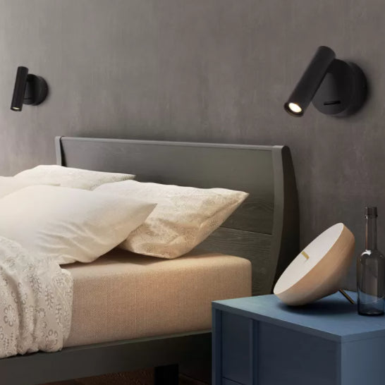 4.3 "H Simplicidad Lámpara de lectura LED LEITLE MODERNA MALLE DE MUALLA DE MUALLA CON BASE DE METAL REDUCTO