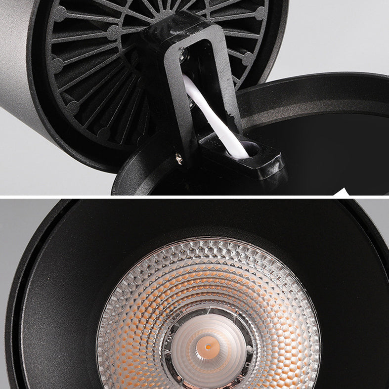 Opvouwbare metalen plafonddownlight Eenvoud LED-inbouwspot voor gang