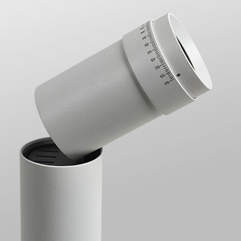 Neuartiges nordisches Röhrenstrahler-Aluminium-Wohnzimmer-LED-Downlight zur Unterputzmontage mit Fokusgetriebe