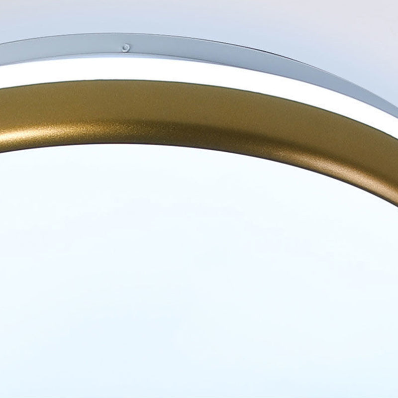 Round Led Flush Mount Ceiling Light Modern Minimalist Macaron Style Living Room Bedroom Corridor Balcony Aisle Energy-saving Lighting