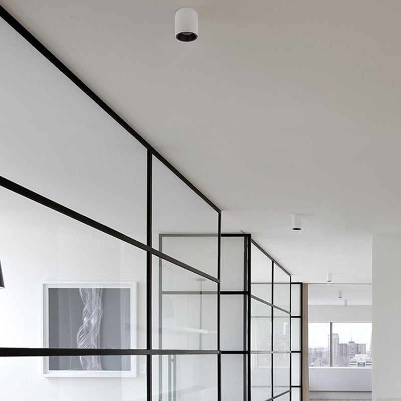 Cilindrische Aluminium Flush Mount Eenvoud Led oppervlak Mount Plafond Licht voor Foyer