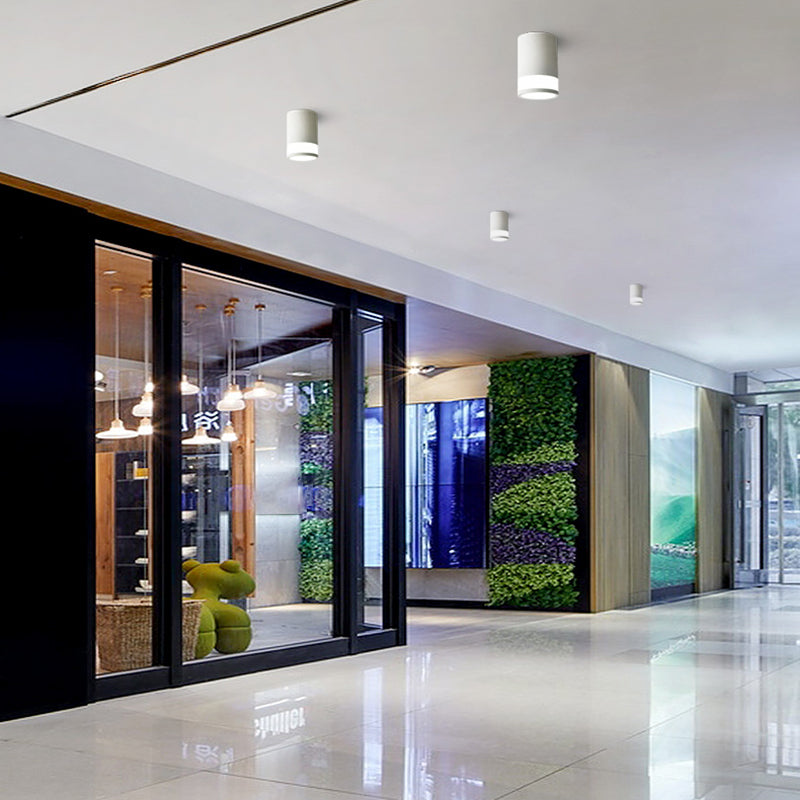 Lampada da incasso a forma di cilindro nordico Lampada da incasso a LED per soggiorno in acrilico