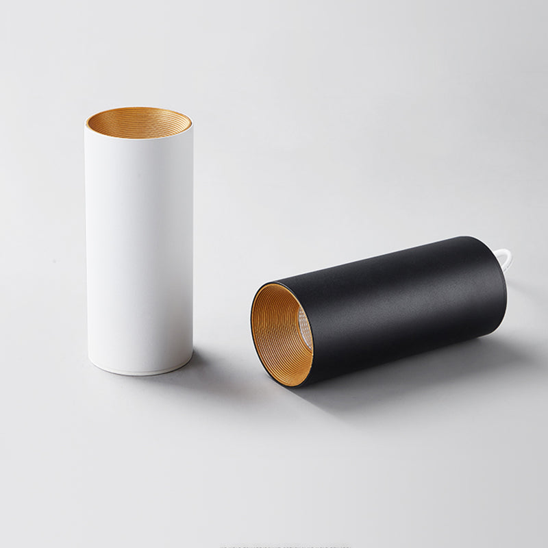 Plafonnier tubulaire intérieur doré en métal LED, design nordique, luminaire encastré pour allée