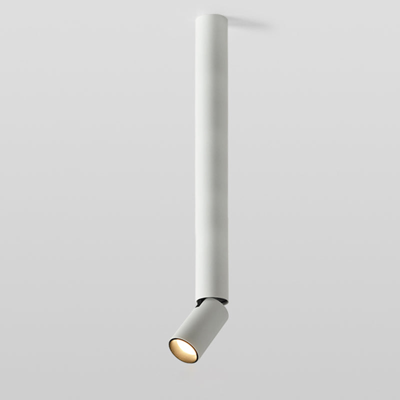 Pipe Shaped Kitchen Downlight Metal LED Simplicity Flush Mount Ceiling Light Fixture