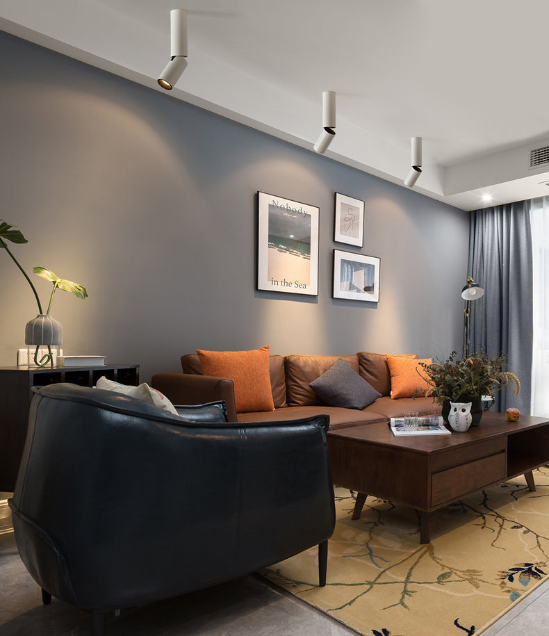 Pipe Shaped Kitchen Downlight Metal LED Simplicity Flush Mount Ceiling Light Fixture