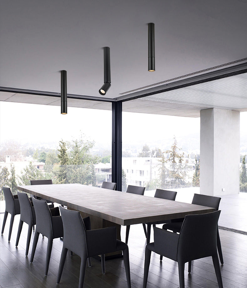 Pipe Shaped Kitchen Downlight Metal LED Simplicity Flush Mount Ceiling Light Fixture