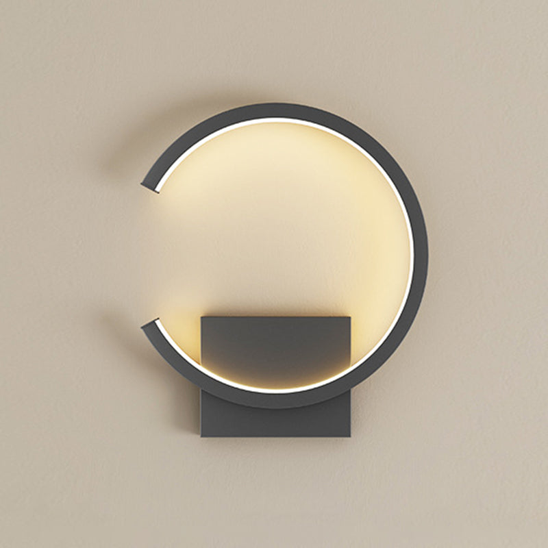 Modern Minimalist style Linear Sconce Light Fixtures Metal Wall Lighting for Bedroom