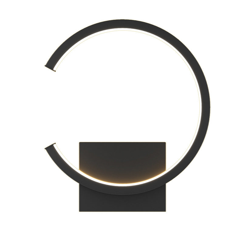 Modern Minimalist style Linear Sconce Light Fixtures Metal Wall Lighting for Bedroom