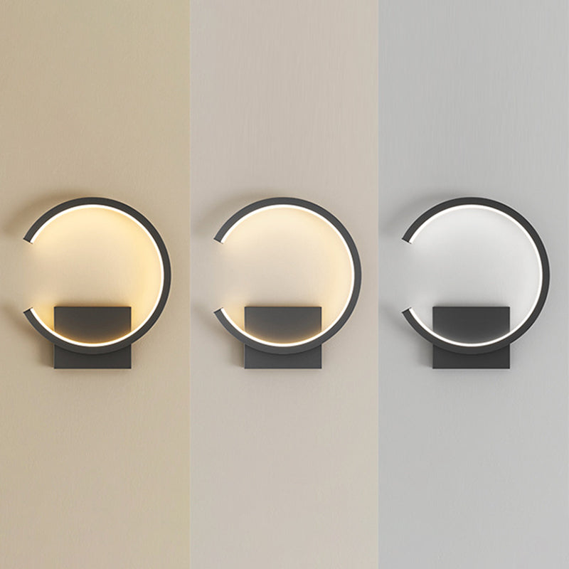 Modern Minimalist style Linear Sconce Light Fixtures Metal Wall Lighting for Bedroom