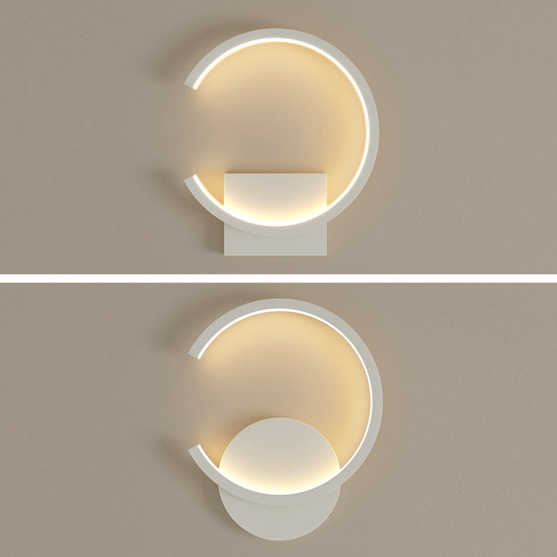 Modern Minimalist style Linear Sconce Light Fixtures Metal Wall Lighting for Bedroom