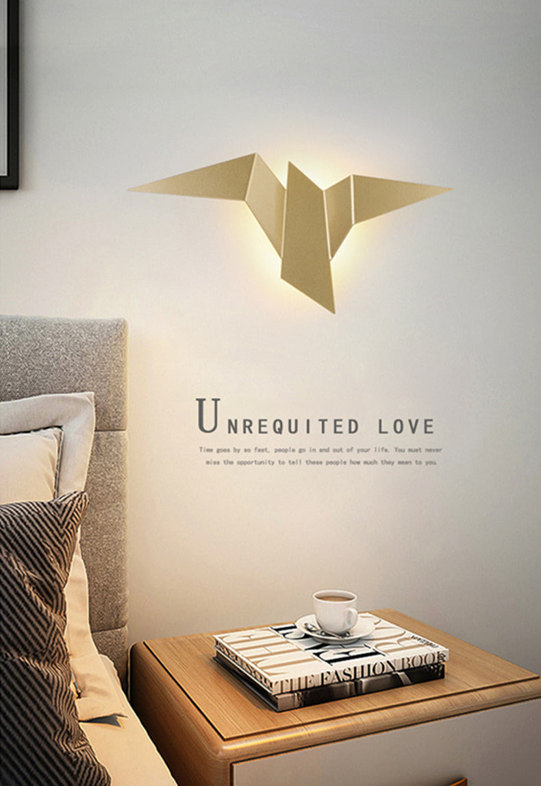 Flying Birds Creative Shaped LED Wall Sconces Post-modern Style Minimalism Metal Wall Light for Bedroom Living Room