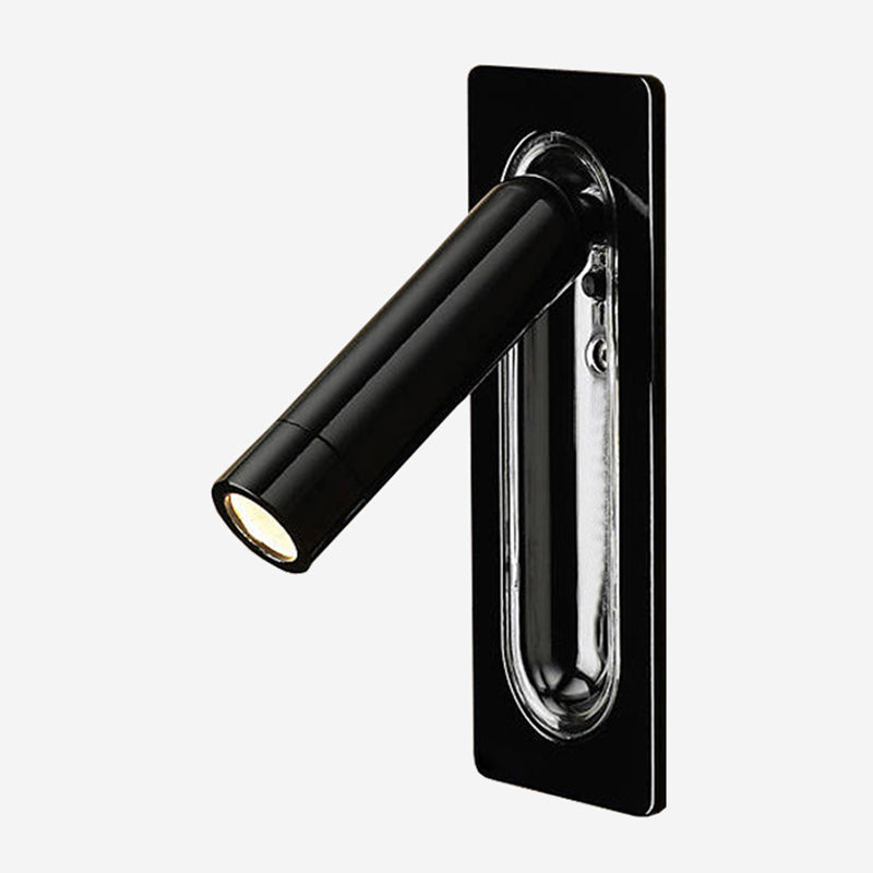 Minimalism Embedded LED Wall Light Modern Style Metal Bedside Reading Lamp for Bedroom