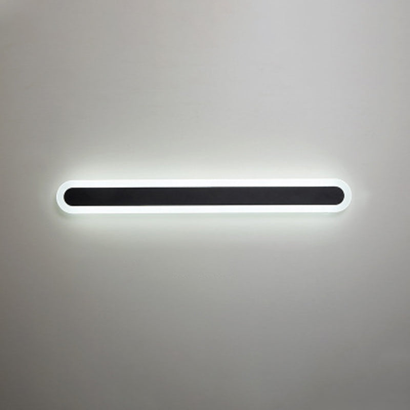 Modern Minimalist Style Linear Wall Sconce Lights Metal Wall Lighting for Living Room