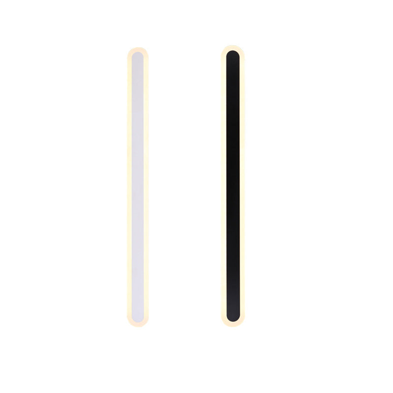 Modern Minimalist Style Linear Wall Sconce Lights Metal Wall Lighting for Living Room