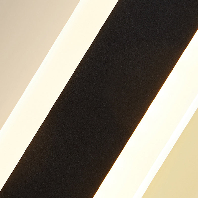 Modern Minimalist Style Linear Wall Sconce Lights Metal Wall Lighting for Living Room