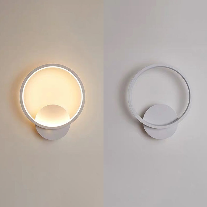 Moderne minimalistische stijl wand gemonteerd verlichtingsarmatuur metaal 1 lichte wandwanden voor slaapkamer