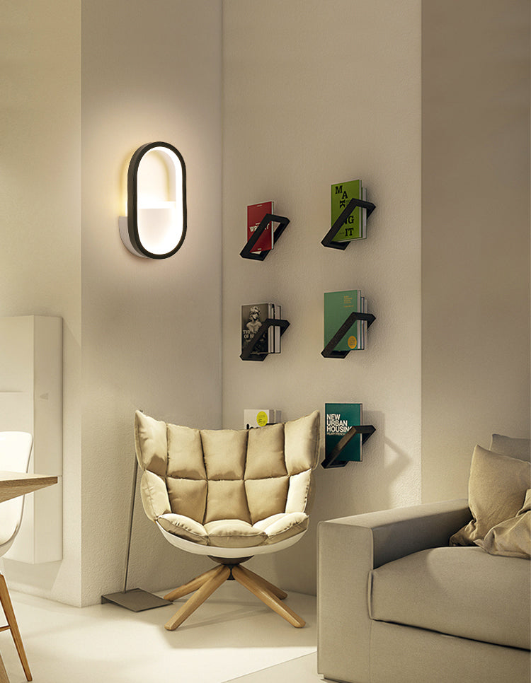 Lampade a sconde lineari in stile minimalista moderno lampade a parete in metallo