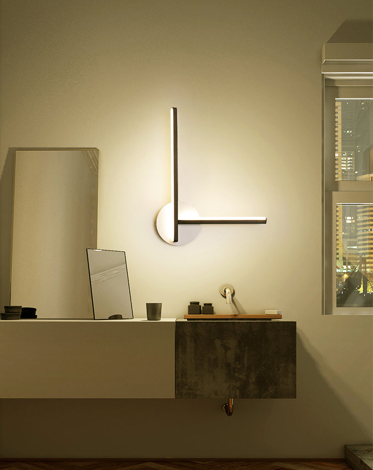 Lampade a sconde lineari in stile minimalista moderno lampade a parete in metallo