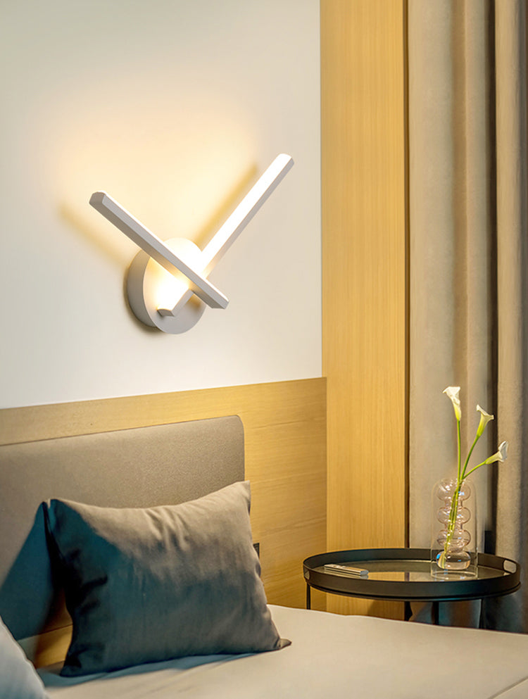 Lampade a sconde lineari in stile minimalista moderno lampade a parete in metallo