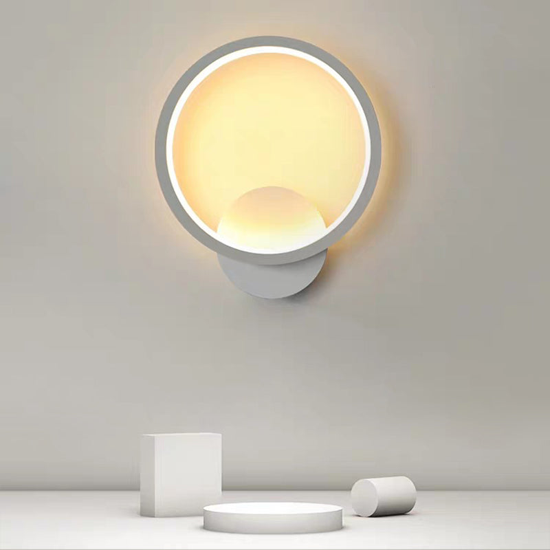 Modern Minimalist Style Linear Wall Sconce Lights Metal Wall Mounted Lamps