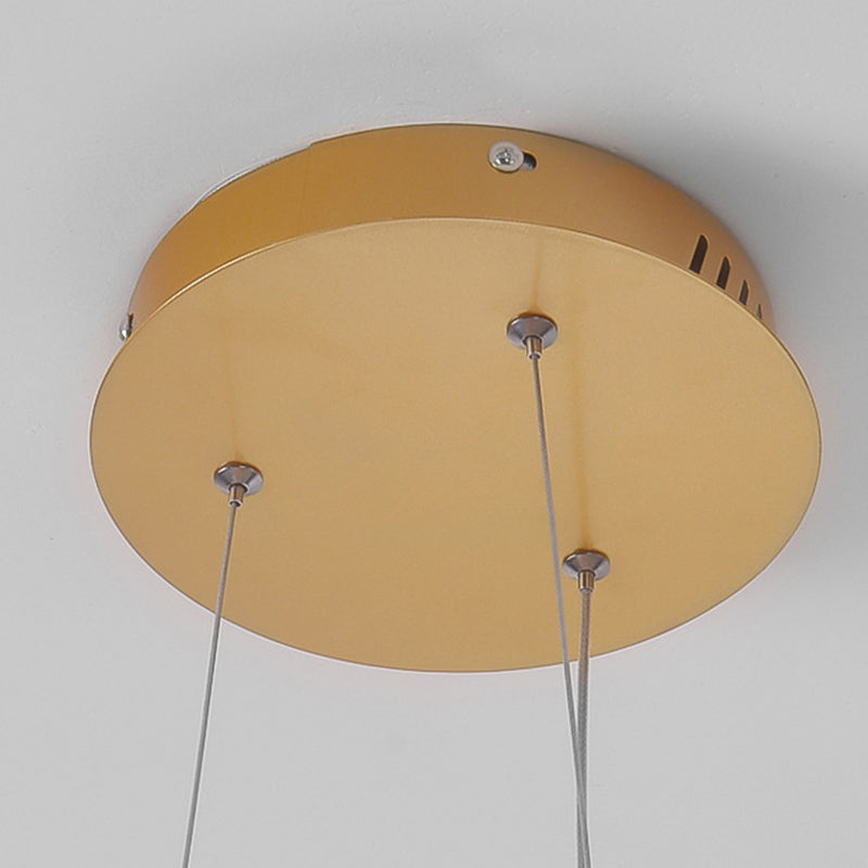 Aluminium LED Ceiling Light in Modern Creative Style Linear Pendant Light with Silica Gel Shade