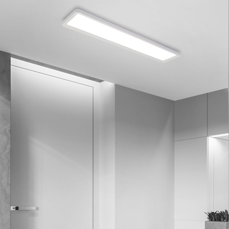 Moderne rechteckige Deckenleuchte, Deckenleuchte aus Metall, Deckenleuchte für Büro