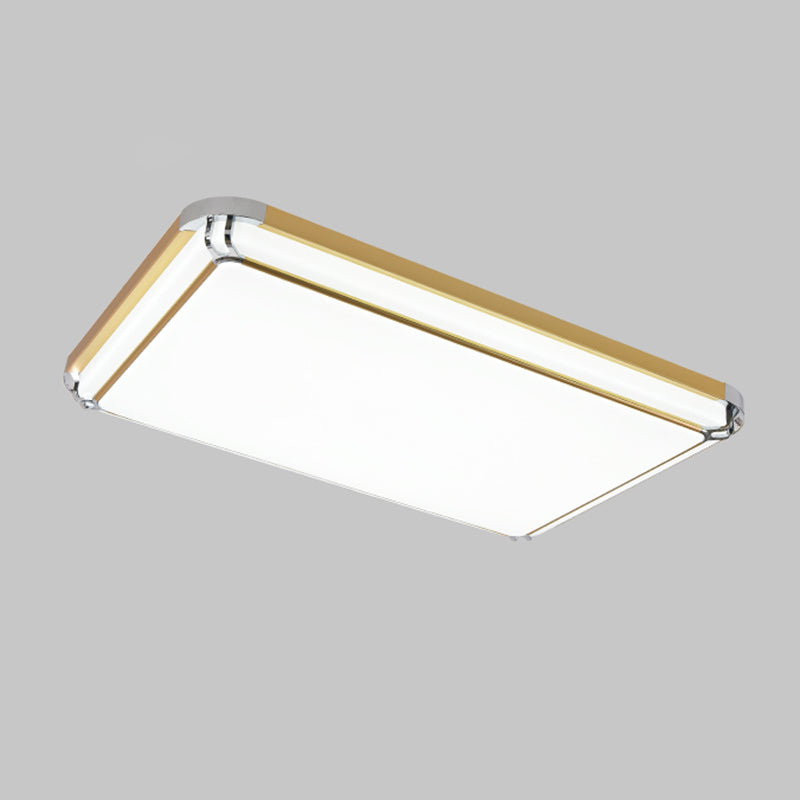 Plafonnier LED en aluminium de style moderne, plafonnier de salon avec 1 lumière