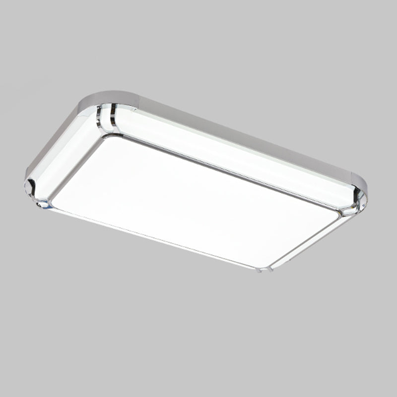 Plafonnier LED en aluminium de style moderne, plafonnier de salon avec 1 lumière