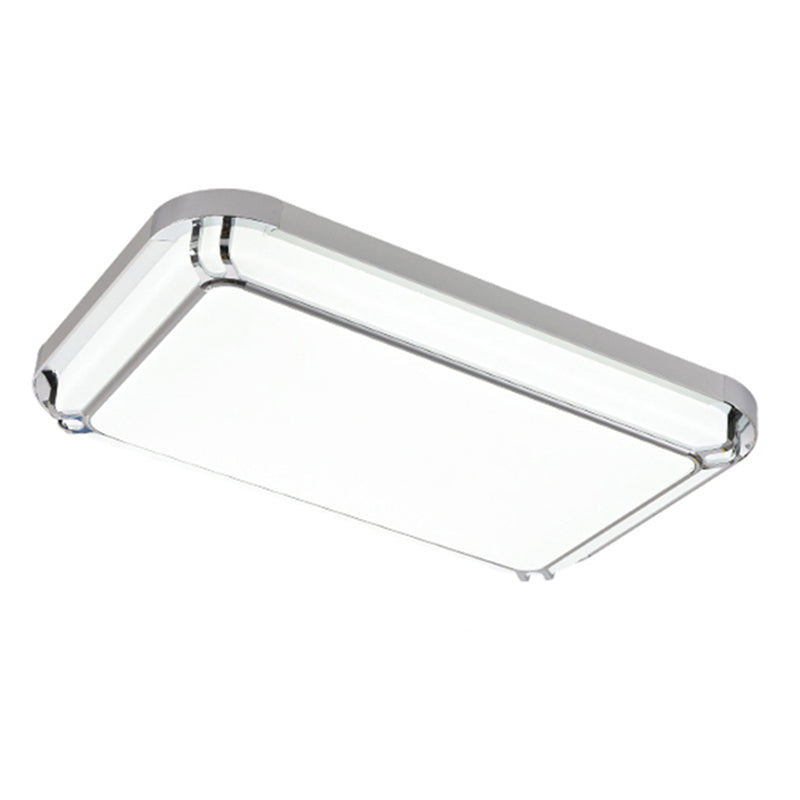 Plafonnier LED en aluminium de style moderne, plafonnier de salon avec 1 lumière