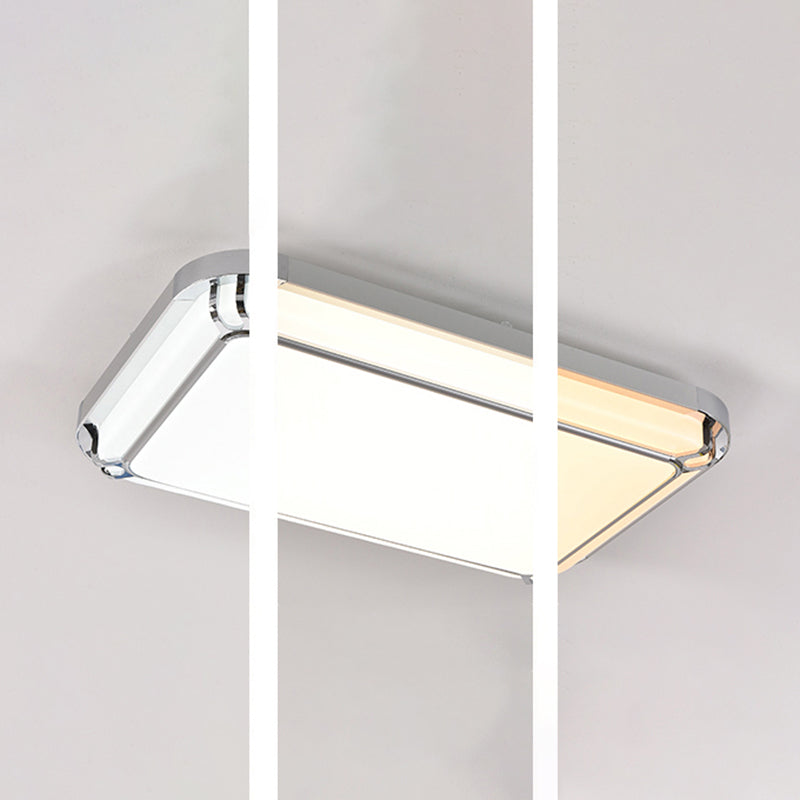 Plafonnier LED en aluminium de style moderne, plafonnier de salon avec 1 lumière