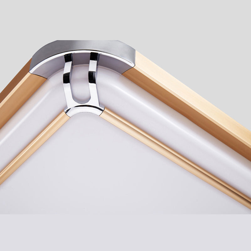 Plafonnier LED en aluminium de style moderne, plafonnier de salon avec 1 lumière